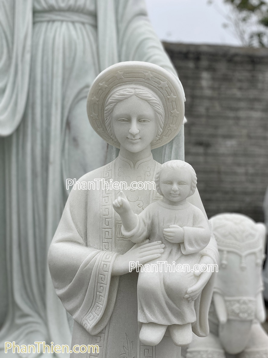 Tượng Đức Mẹ La Vang bằng đá - DM-83