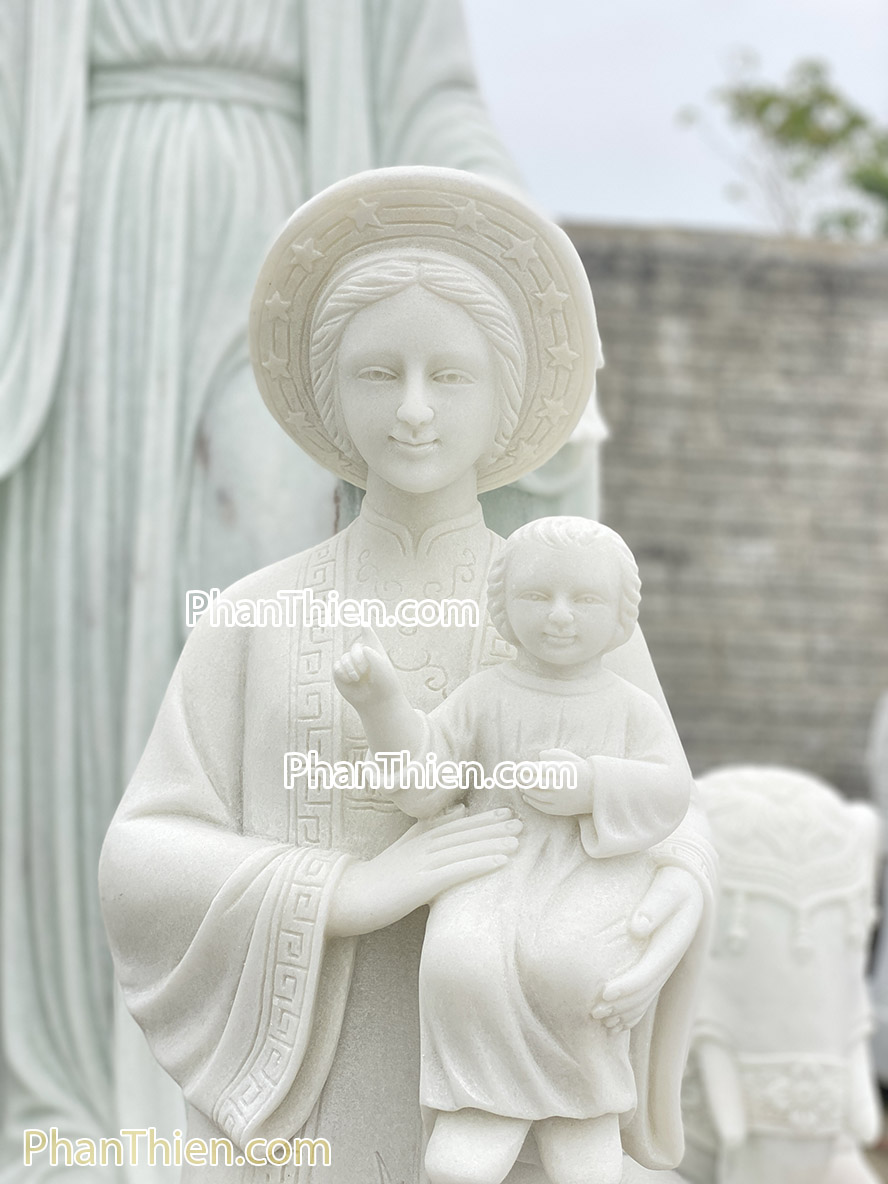 Tượng Đức Mẹ La Vang bằng đá - DM-83