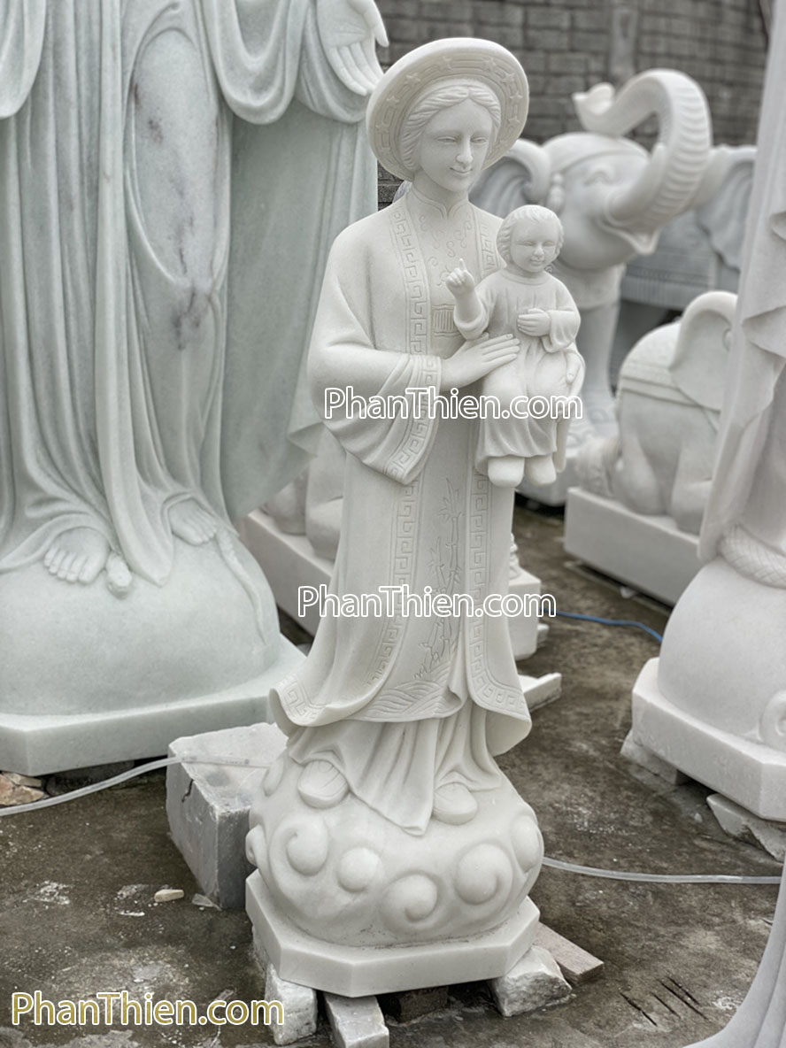 Tượng Đức Mẹ La Vang bằng đá - DM-83