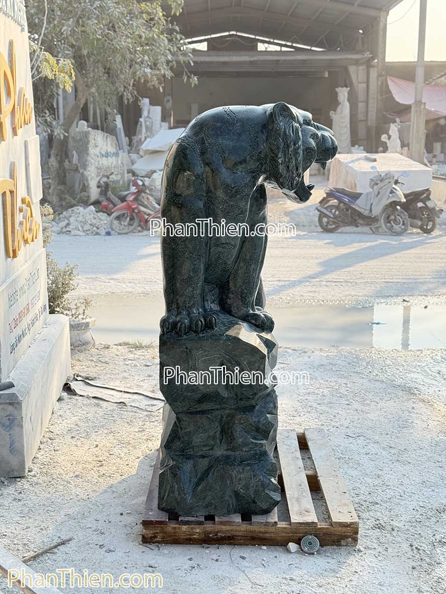Tượng Hổ Phong Thủy bằng đá xanh Ấn Độ 150cm - HO-6