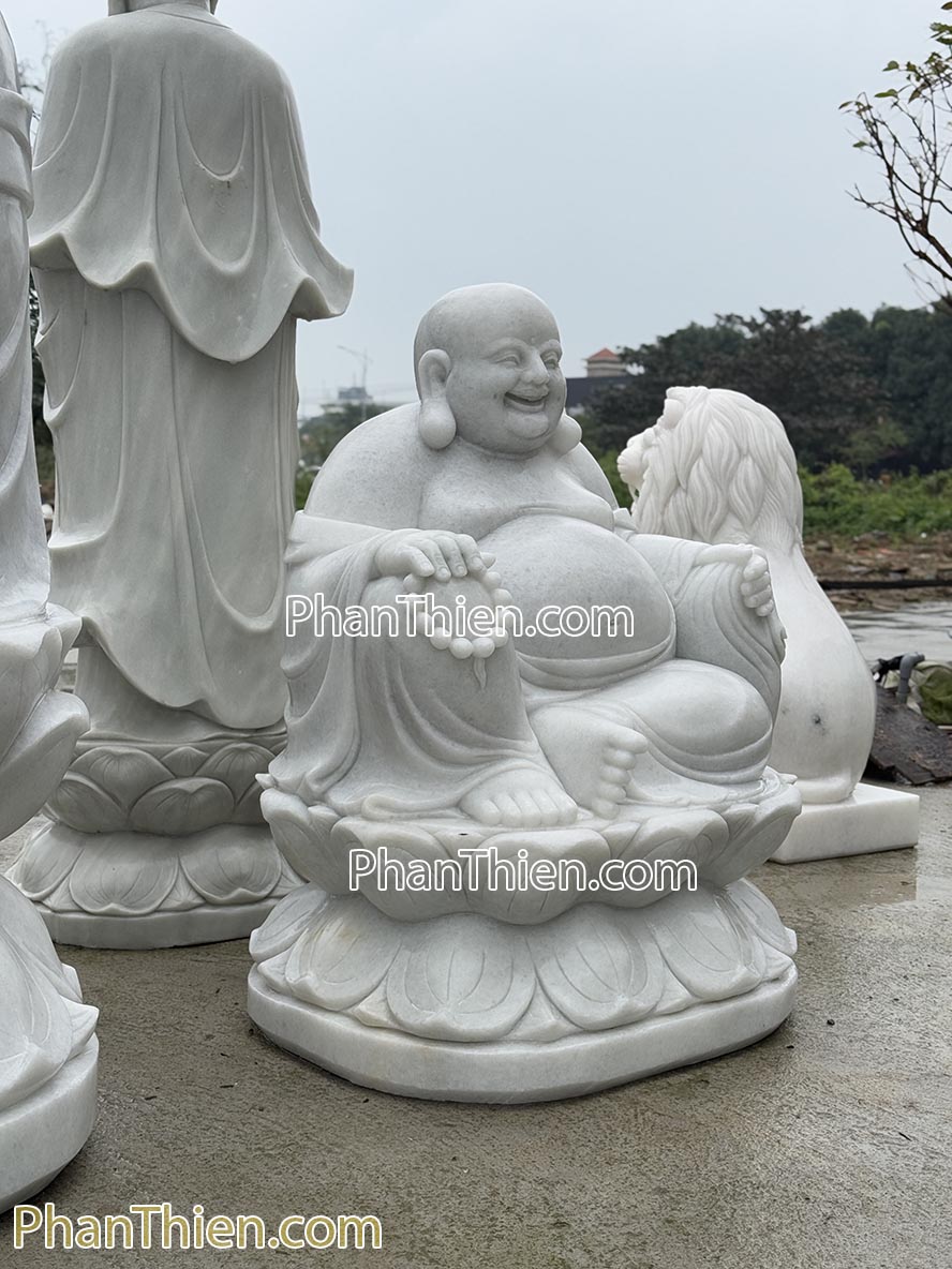 Tượng Phật Di Lặc bằng đá cẩm thạch - DL-81
