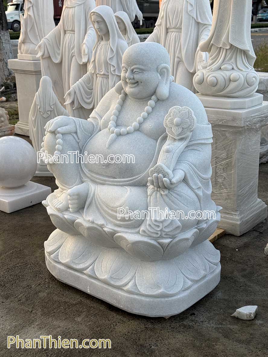 Tượng Phật Di Lặc bằng đá Cẩm thạch - DL-83