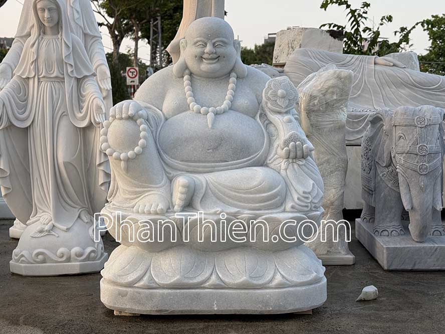 Tượng Phật Di Lặc bằng đá Cẩm thạch - DL-83