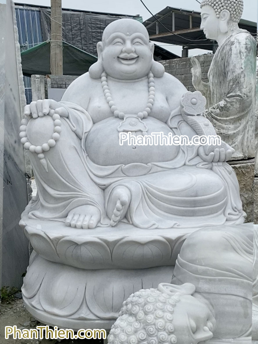 Tượng Phật Di Lặc bằng đá cao 1,8m - DL-82