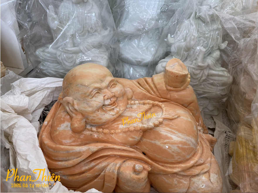 Tượng Phật Di Lặc nằm bằng Đá Tự Nhiên (DL-07)