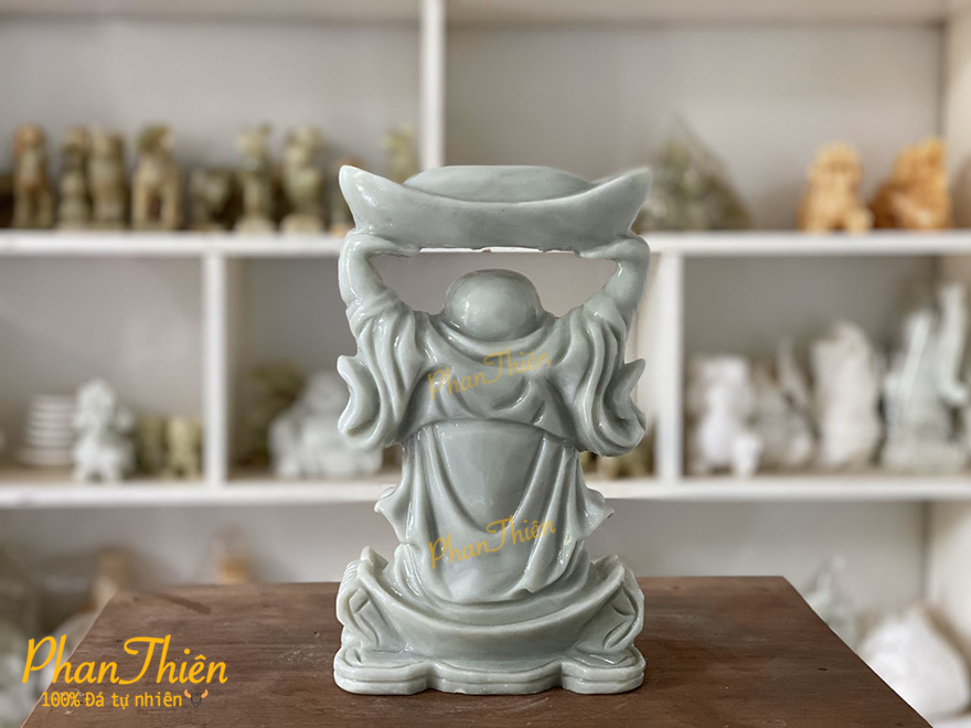 Tượng Phật Di Lặc bằng đá Cẩm Thạch Xanh (DL-05)