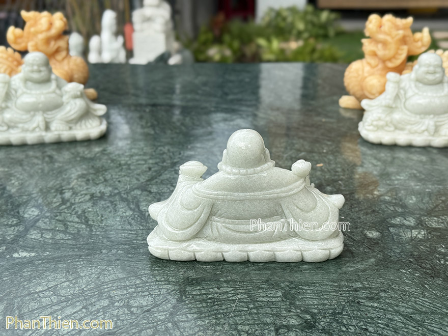 Tượng Phật Di Lặc bằng đá nhỏ (15cm) - DL-76