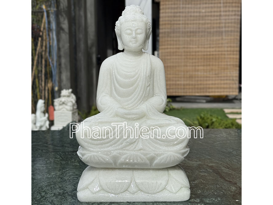 Tượng Phật Thích Ca bằng đá Cẩm thạch tự nhiên - TC-44
