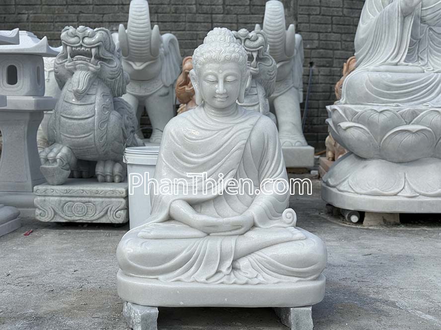 Tượng Phật Thích Ca bằng đá - TC-48