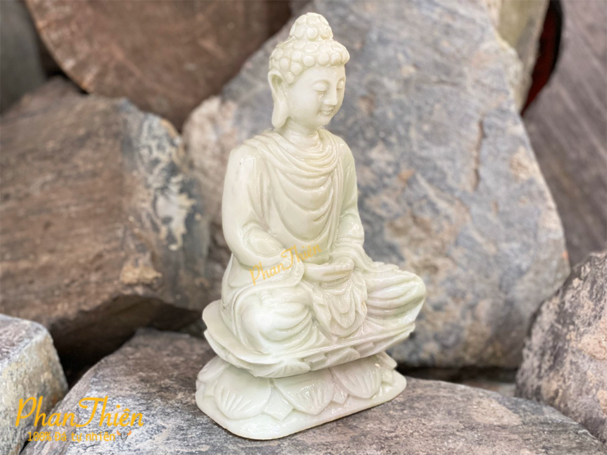 Tượng Phật Thích Ca bằng Đá Cẩm Thạch Xanh (TC-02)