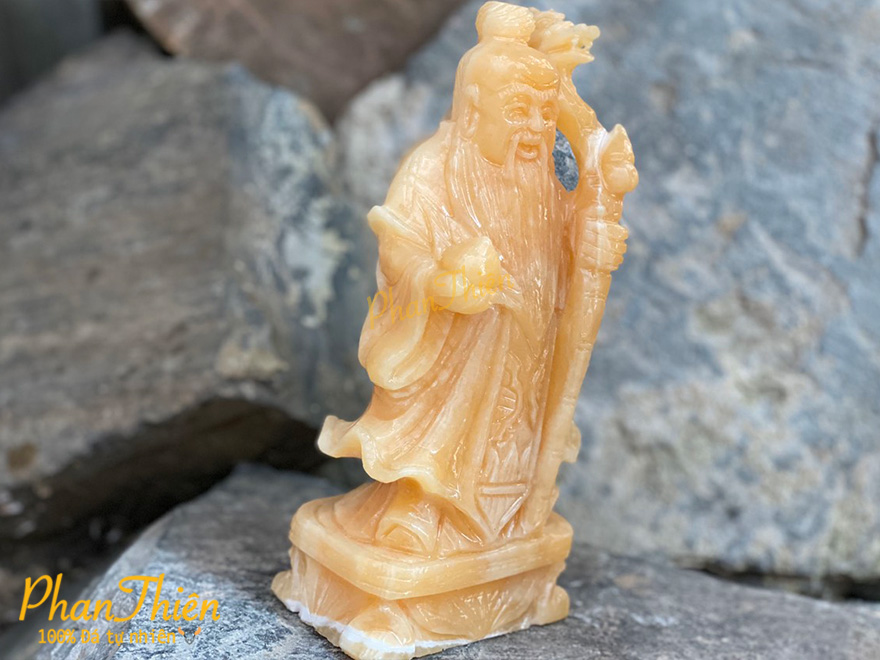 Tượng Phúc Lộc Thọ bằng Đá Ngọc Hoàng Long (PLT-01)