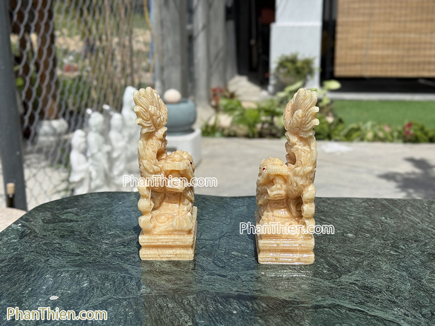 Tượng rồng đá ngọc Hoàng Long (RONG-14B)