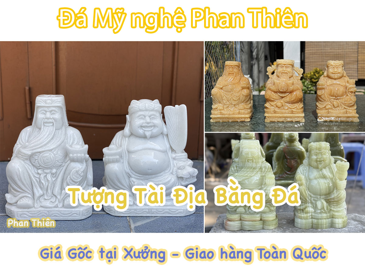 Mẫu Tượng Thần Tài Thổ Địa bằng đá đẹp