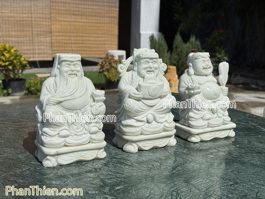 Tượng Thần Tài Thổ Địa Thần Tiền bằng đá 20cm - TD-7