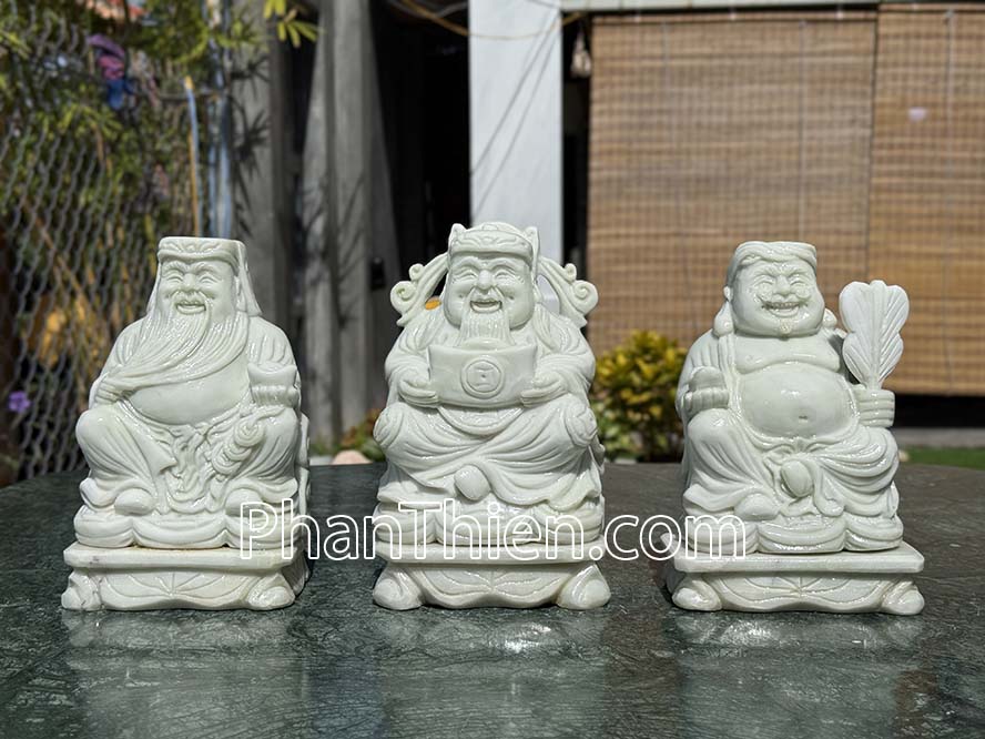 Tượng Thần Tài Thổ Địa Thần Tiền bằng đá 20cm - TD-7