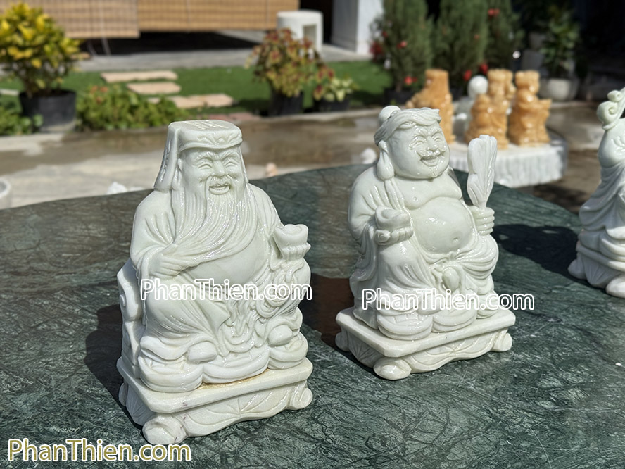 Tượng Thần Tài Thổ Địa bằng đá 20cm - TD-8