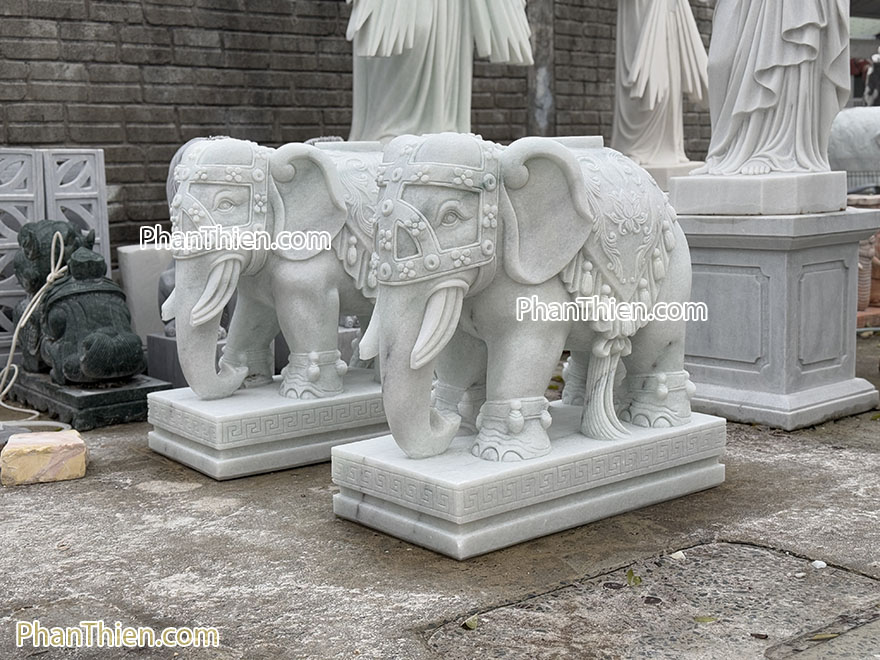 Tượng Voi đá cẩm thạch (VOI-88)