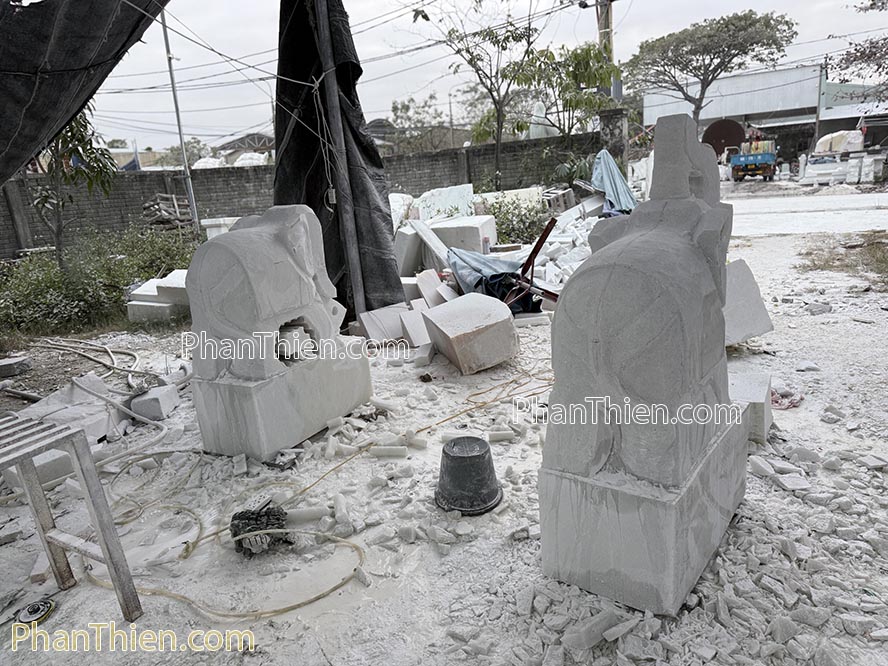 Tượng Voi Đá Phong thuỷ bằng đá tự nhiên - VOI-94