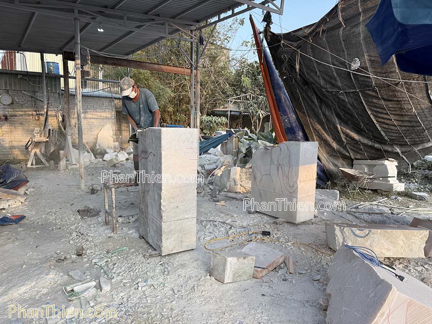 Tượng Voi Đá Phong thuỷ bằng đá tự nhiên - VOI-94