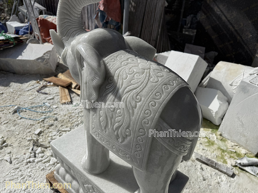Tượng Voi Đá Phong thuỷ bằng đá tự nhiên - VOI-94