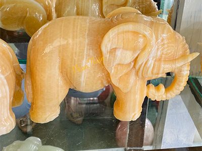 Tượng Voi Đá Ngọc Hoàng Long (VOI-20)
