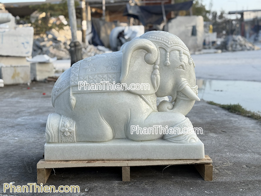 Tượng Voi bằng đá kiểu năm - VOI-95