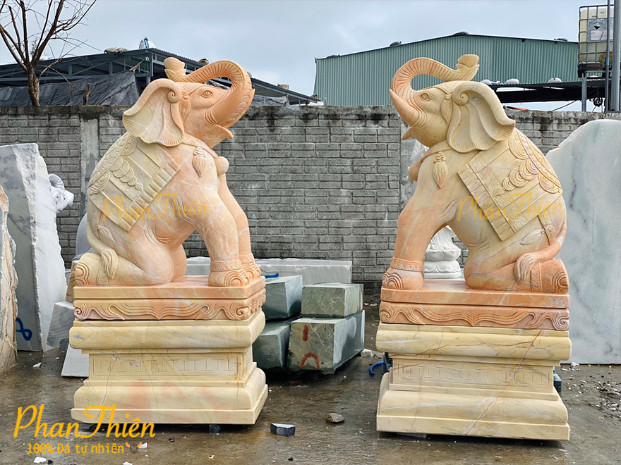 Tượng Voi đá Non Nước Đà Nẵng đẹp, giao hàng toàn quốc