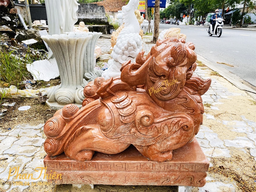 Tỳ Hưu bằng Đá Đỏ Thanh Hoá (TH-08)