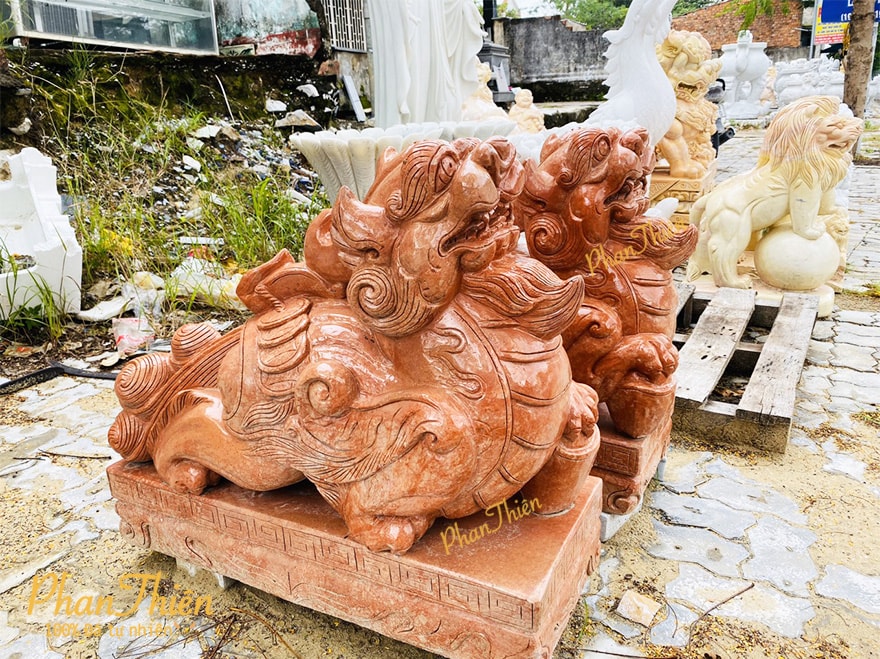 Tỳ Hưu bằng Đá Đỏ Thanh Hoá (TH-08)