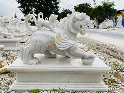 Tỳ Hưu Cõng Lục Bảo bằng Đá Tự Nhiên (TH-09)