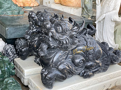 Tỳ Hưu Đá Cẩm Thạch Đen (TH-13)