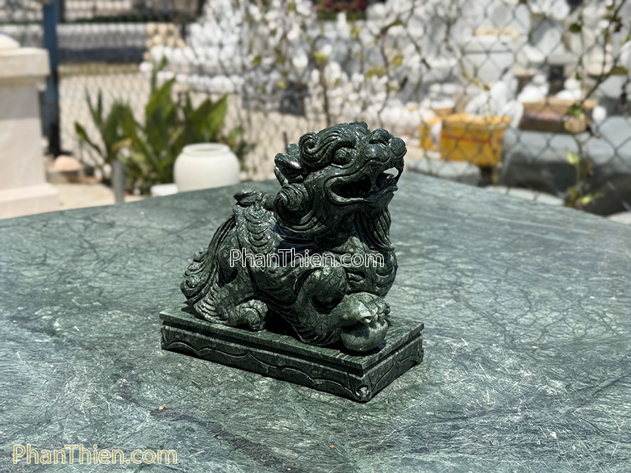 Tỳ hưu đá xanh Ấn Độ 20cm - TH-60