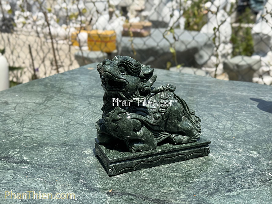 Tỳ hưu đá xanh Ấn Độ 20cm - TH-60