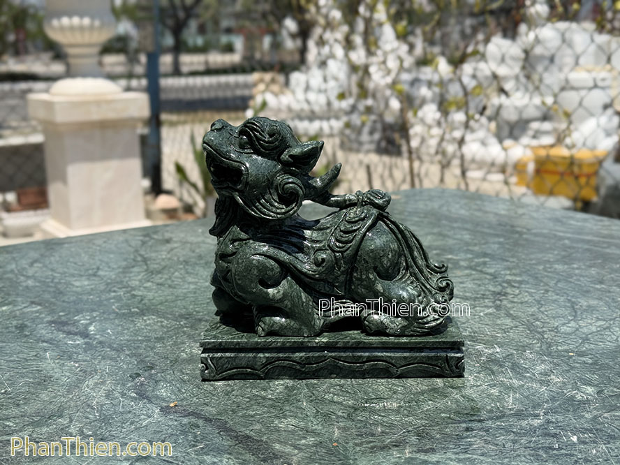 Tỳ hưu đá xanh Ấn Độ 20cm - TH-60