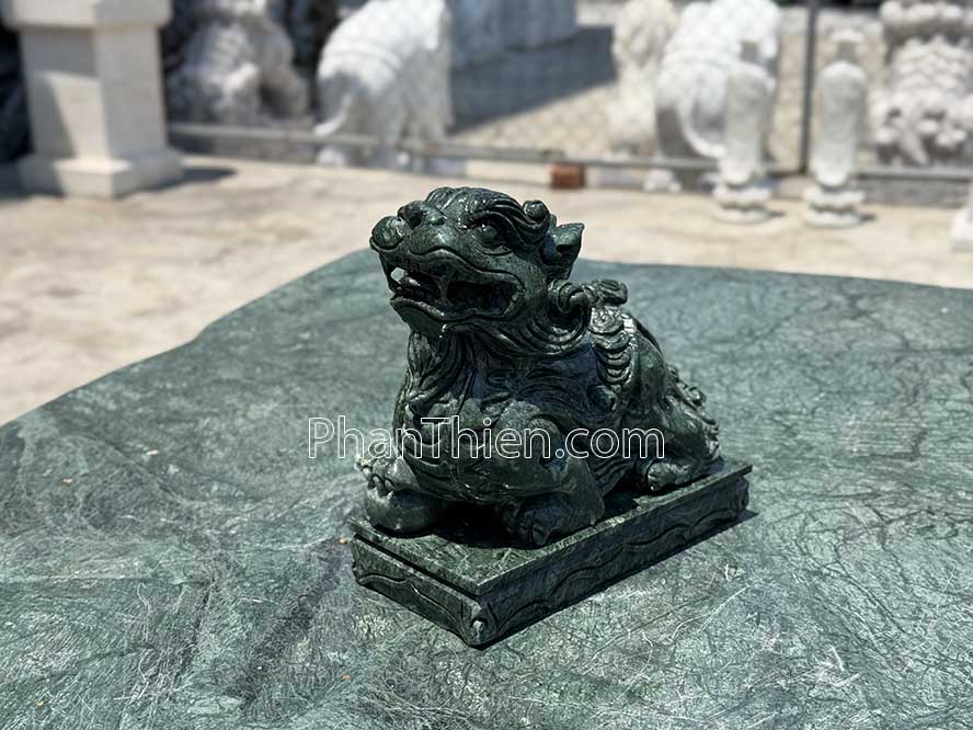 Tỳ hưu đá xanh Ấn Độ 20cm - TH-60