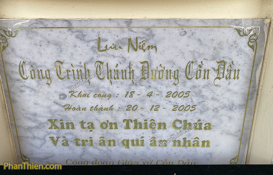 nhà thờ giáo xứ cồn dầu