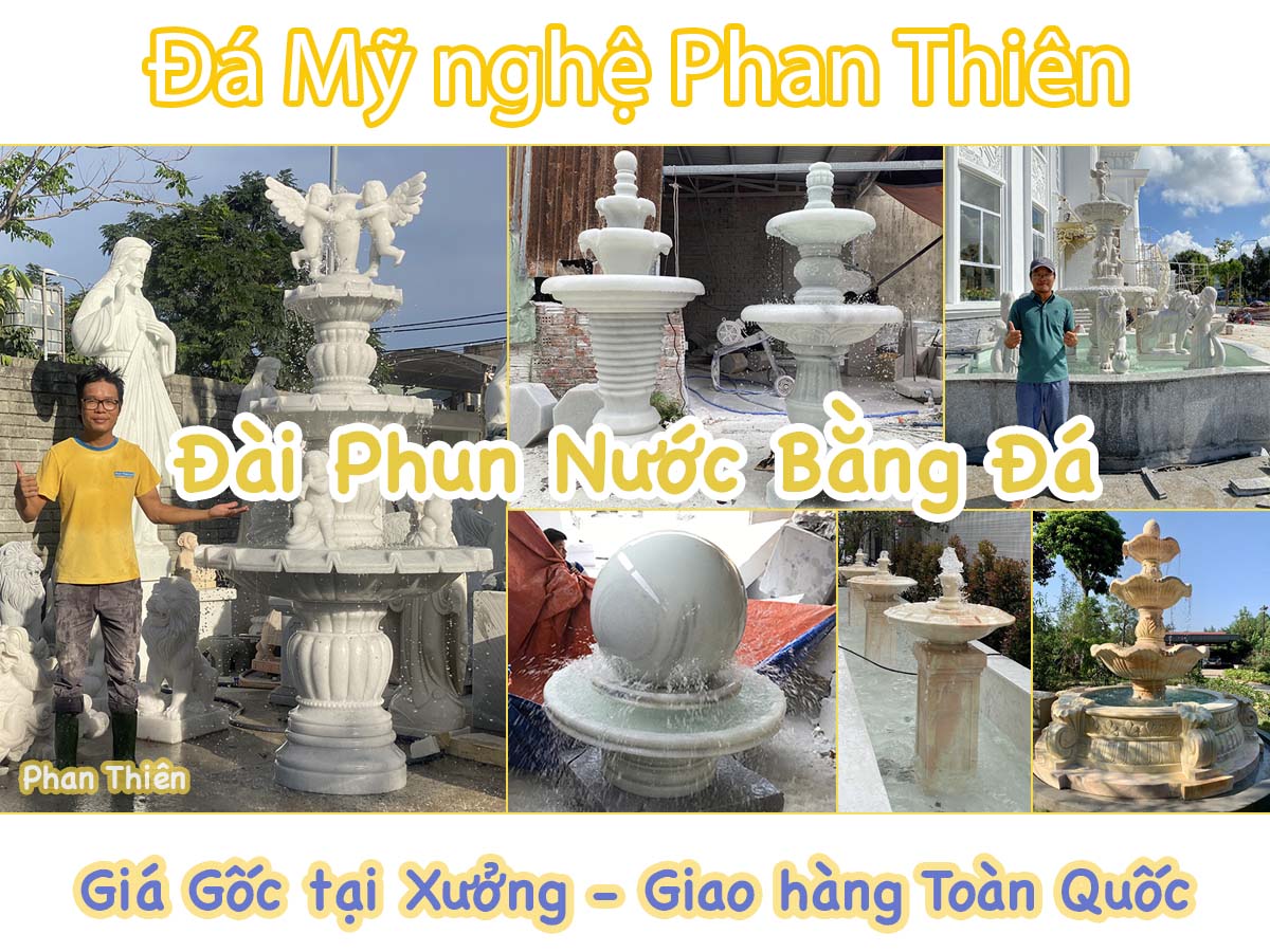 đài phun nước bằng đá