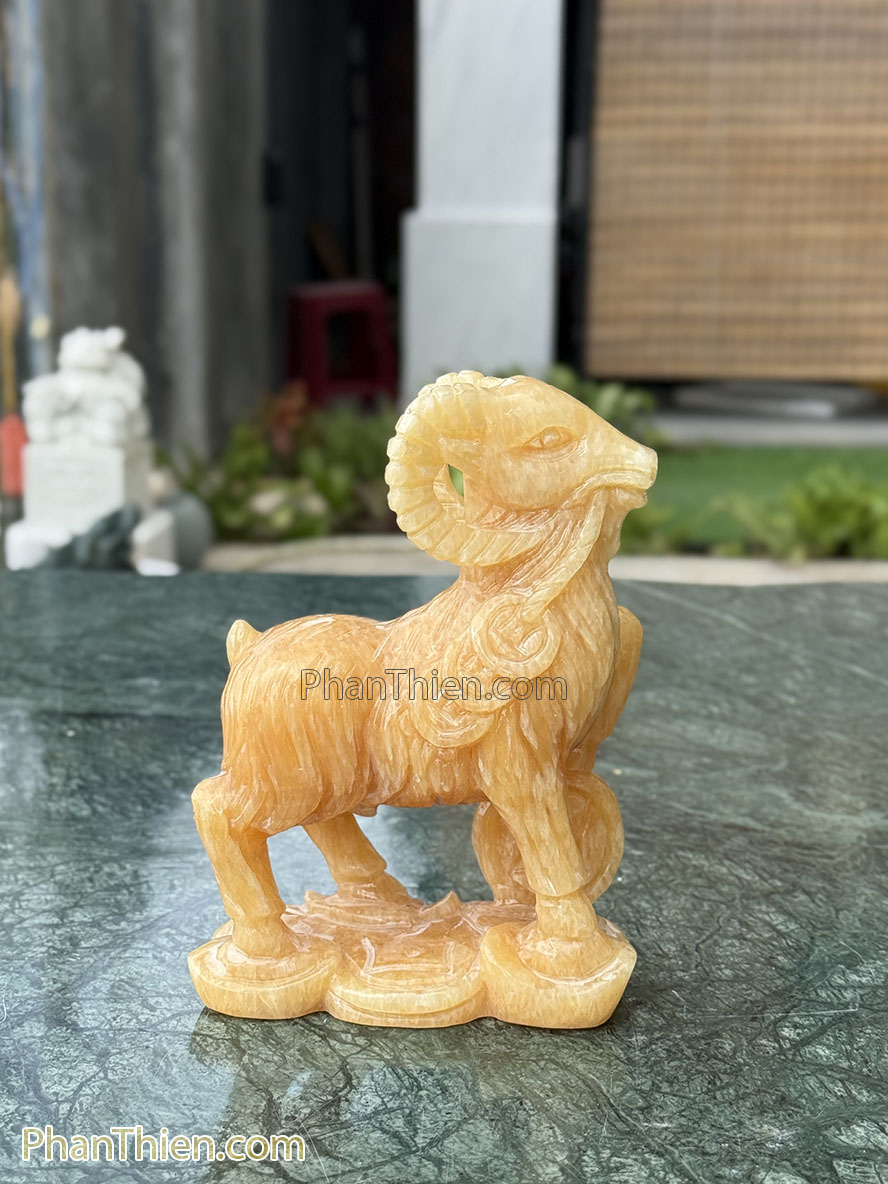 Tượng Dê Phong Thủy bằng