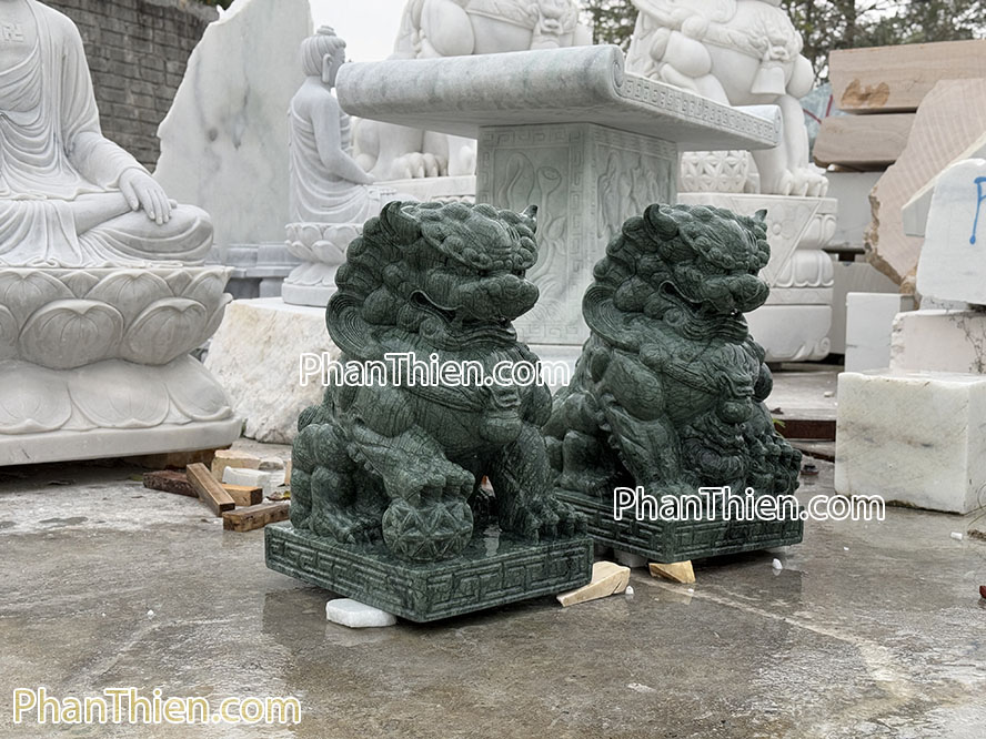 kỳ lân đá xanh