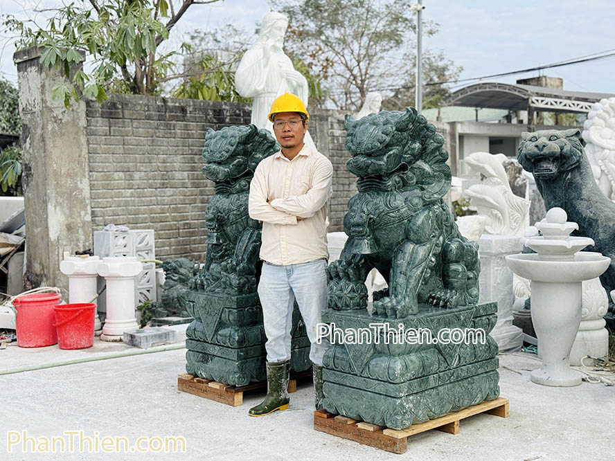 kỳ lân đá xanh ấn độ