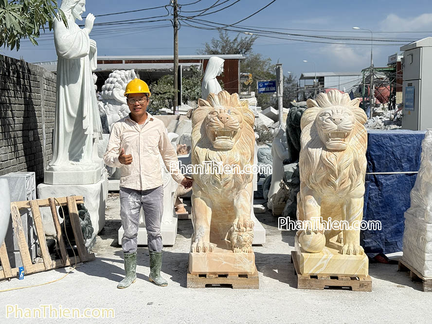 tượng sư tử đá phong thuỷ