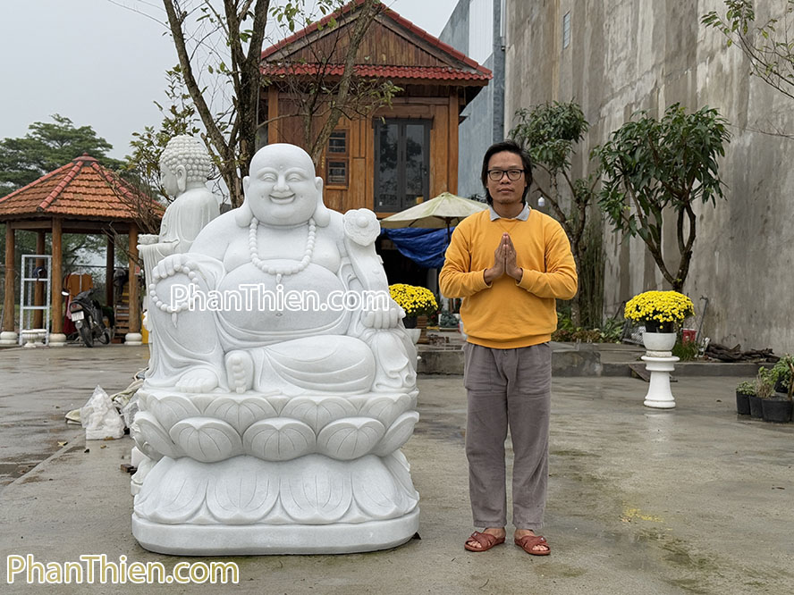 tượng phật di lặc bằng đá