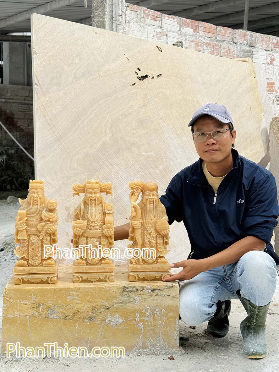 tượng phúc lộc thọ bằng đá
