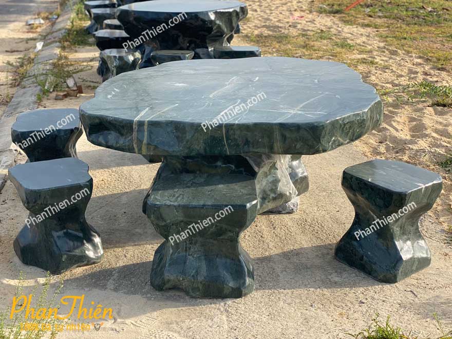 Bàn Ghế Đá Xanh Thanh Hoá