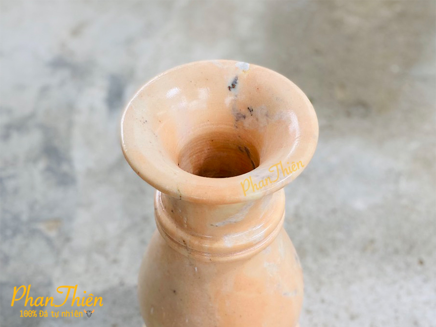 Bình Hoa bằng Đá Cà Rốt Vàng (BH-02)