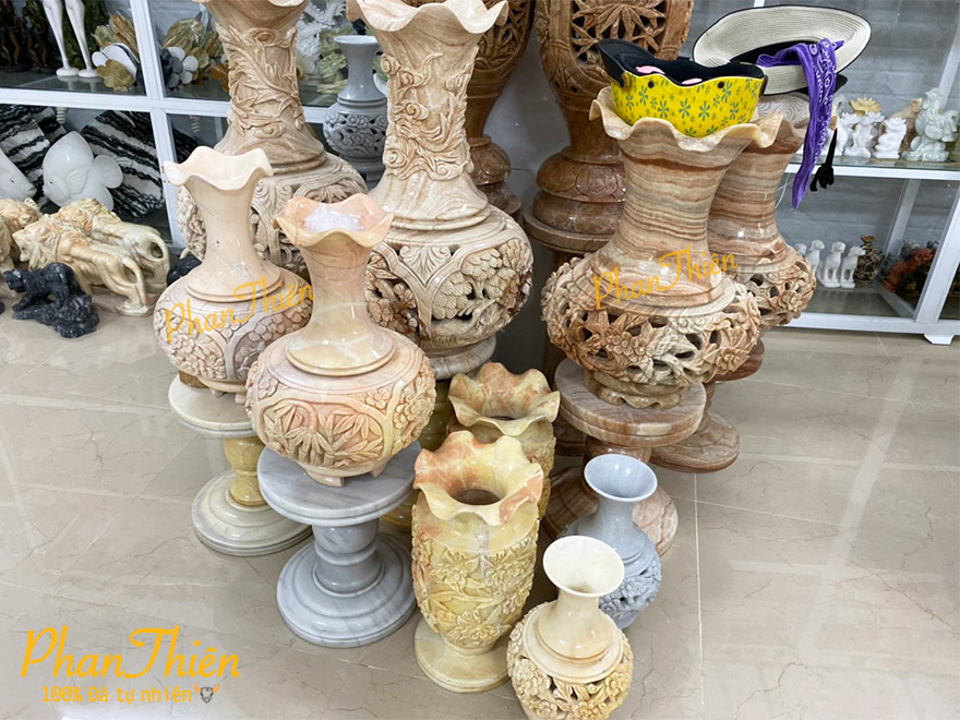 Bình Hoa Lộc Bình Đá Cẩm Thạch