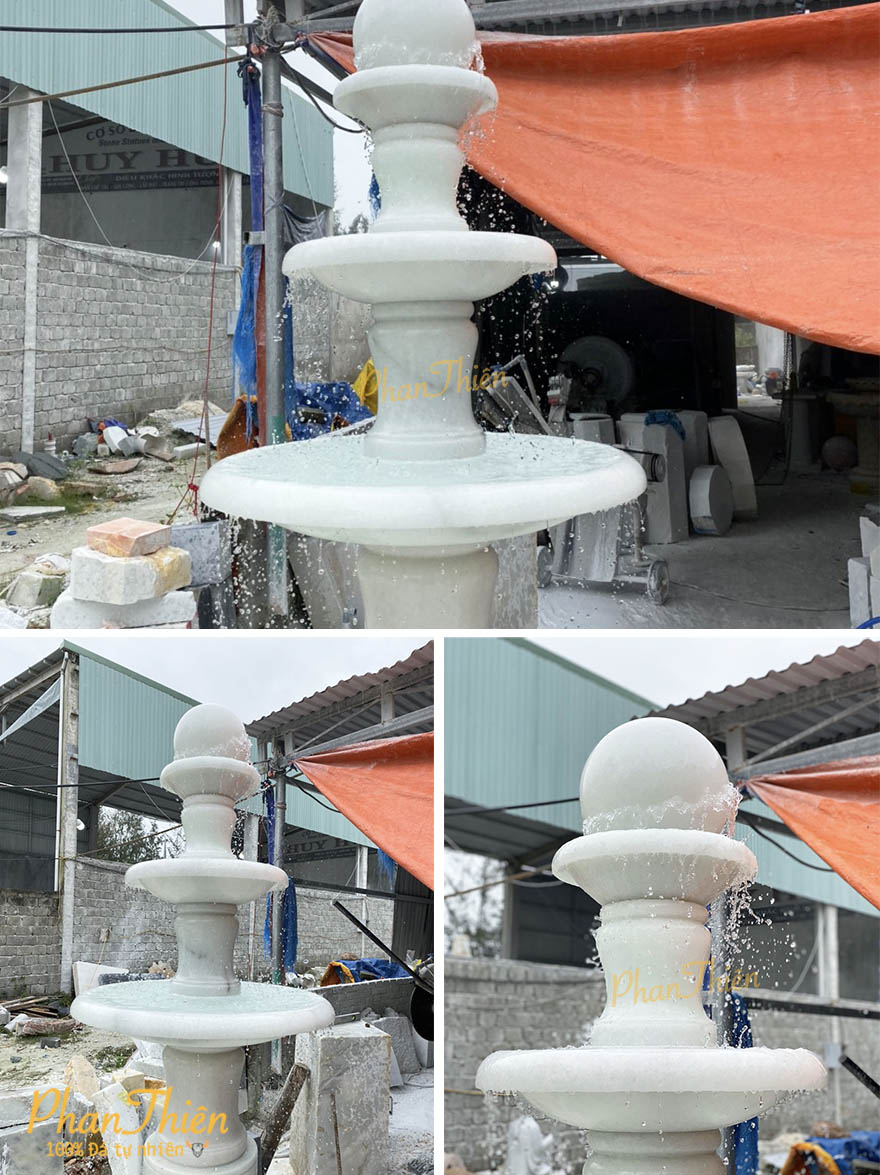 Đài Phun Nước Bi Xoay