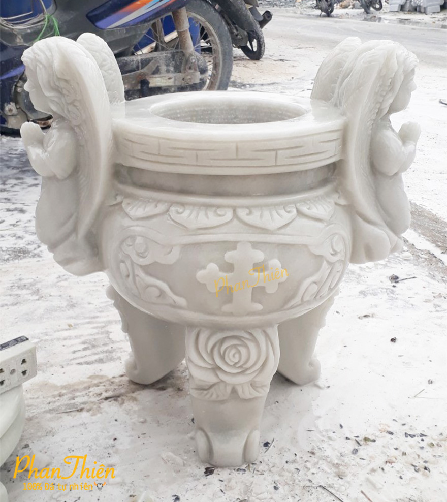 lư hương công giáo bằng đá