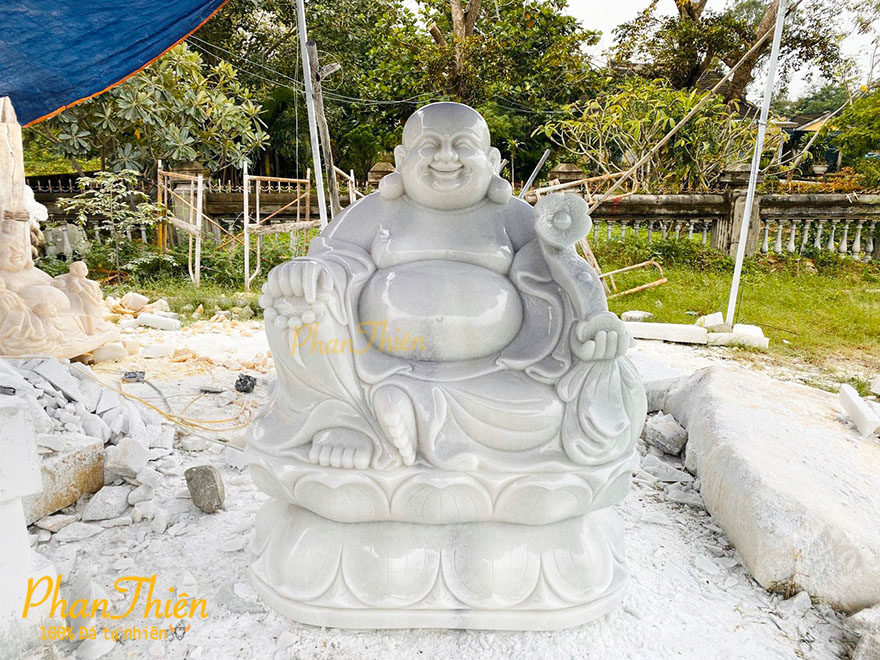 Tượng Phật Di Lặc bằng Đá Tự Nhiên và Nguyên Khối