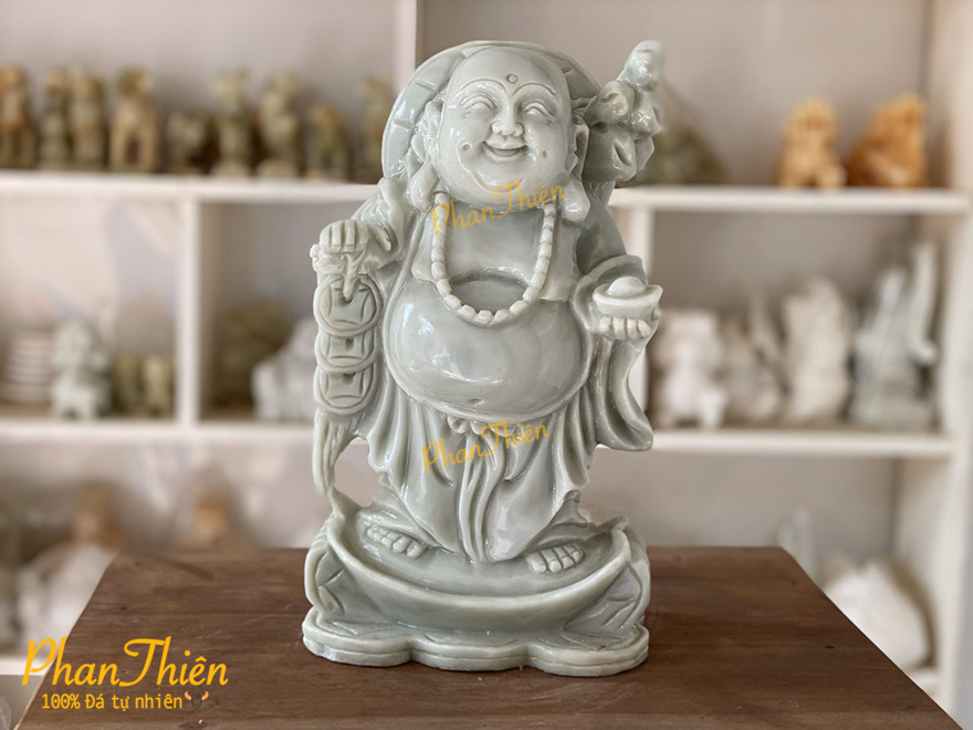Tượng Phật Di Lặc bằng Đá Tự Nhiên và Nguyên Khối